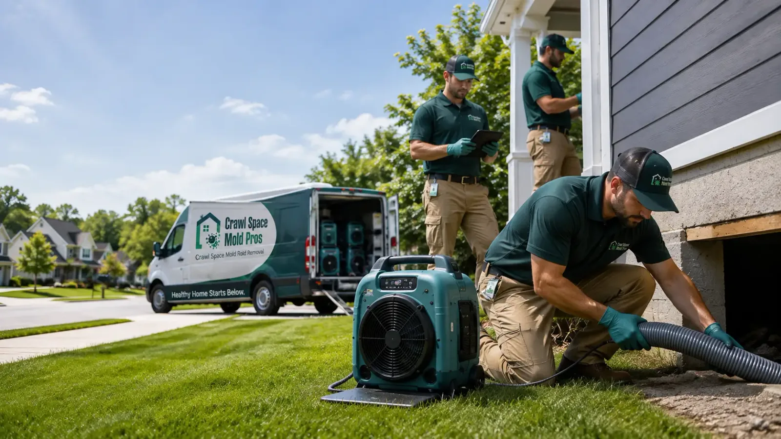 Crawl Space Mold Removal in Braddock Heights, MD
